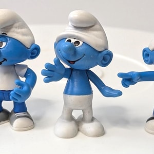 Peyo - De Smurfen - kleine PVC-figuren - Set van 3 - meest recente