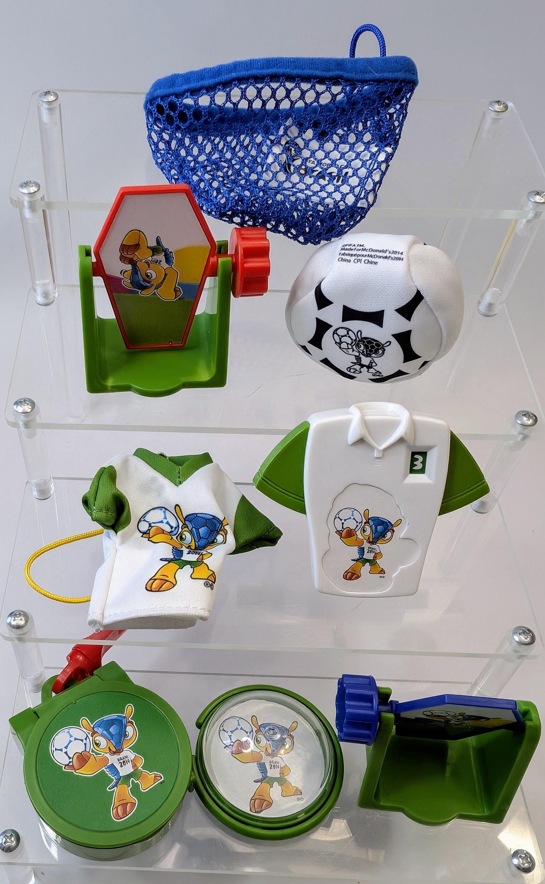 Mcdonald's - FIFA Bundle - Happy Meals Toys - 3''tall Largest - Etsy