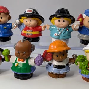 Fisher-Price Little People - Figurines - lot of 6 - included Royal Horse and King