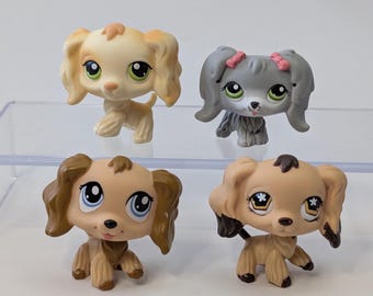 Littlest Pet Shop LPS #347 Chien épagneul Original Hasbro, Occasion