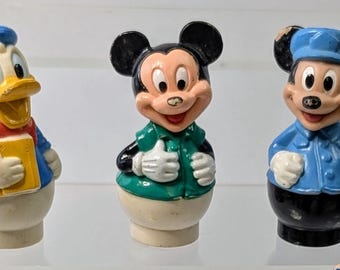 ディズニー ミッキーマウス ドナルドダック PVC フィギュア 指人形