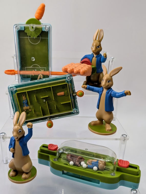 Mcdonald's - Peter Rabbit Lot - Happy Meals - 4'' Highest - Etsy