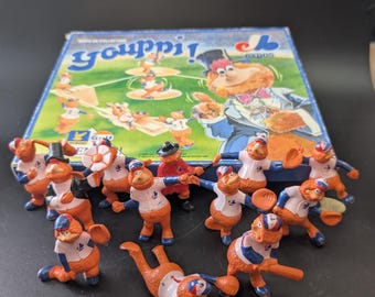 Vintage - 1986 Baseball Expos Mascot Figurines Complete Set