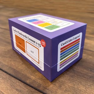 Laminerade latinska flashcards: Henle förstaårsvokabulär, klassisk inlärningsutmaning Ett studenthjälpmedel. bild 4