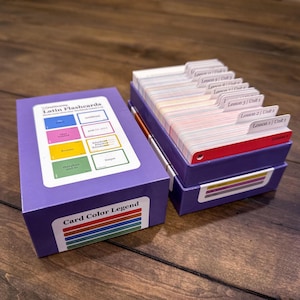 Laminerade latinska flashcards: Henle förstaårsvokabulär, klassisk inlärningsutmaning Ett studenthjälpmedel. bild 2