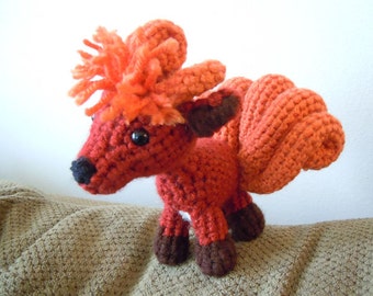 Vulpix 7" Amigurumi Pokemon PDF Pattern