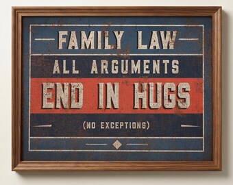 Family House Rules Wall Art Home Decor