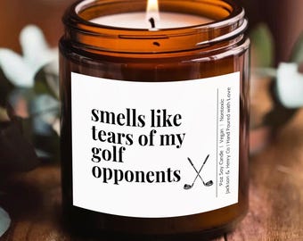 Funny Golf Gift, Golf Candle, Golf Gifts for Men, Golf Gift for Husband, Golf Christmas Birthday Retirement Gift, Golf Lover, Fathers day