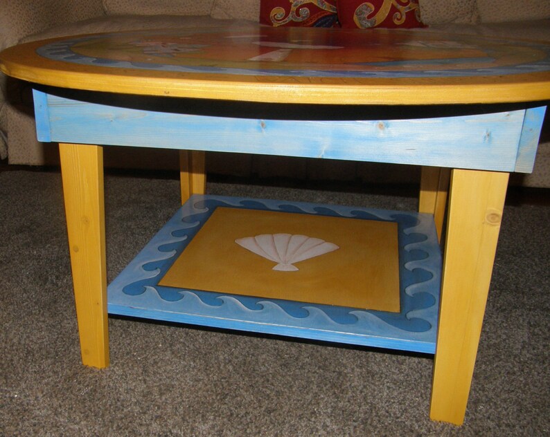 CUSTOM ROUND COFFEE table coffee table funky table coffee Etsy