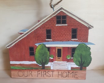 Personalized replica of your home, mothers day gift, first home buyer gifts, housewarming gift, realtor gifts, wood houses, handcrafted