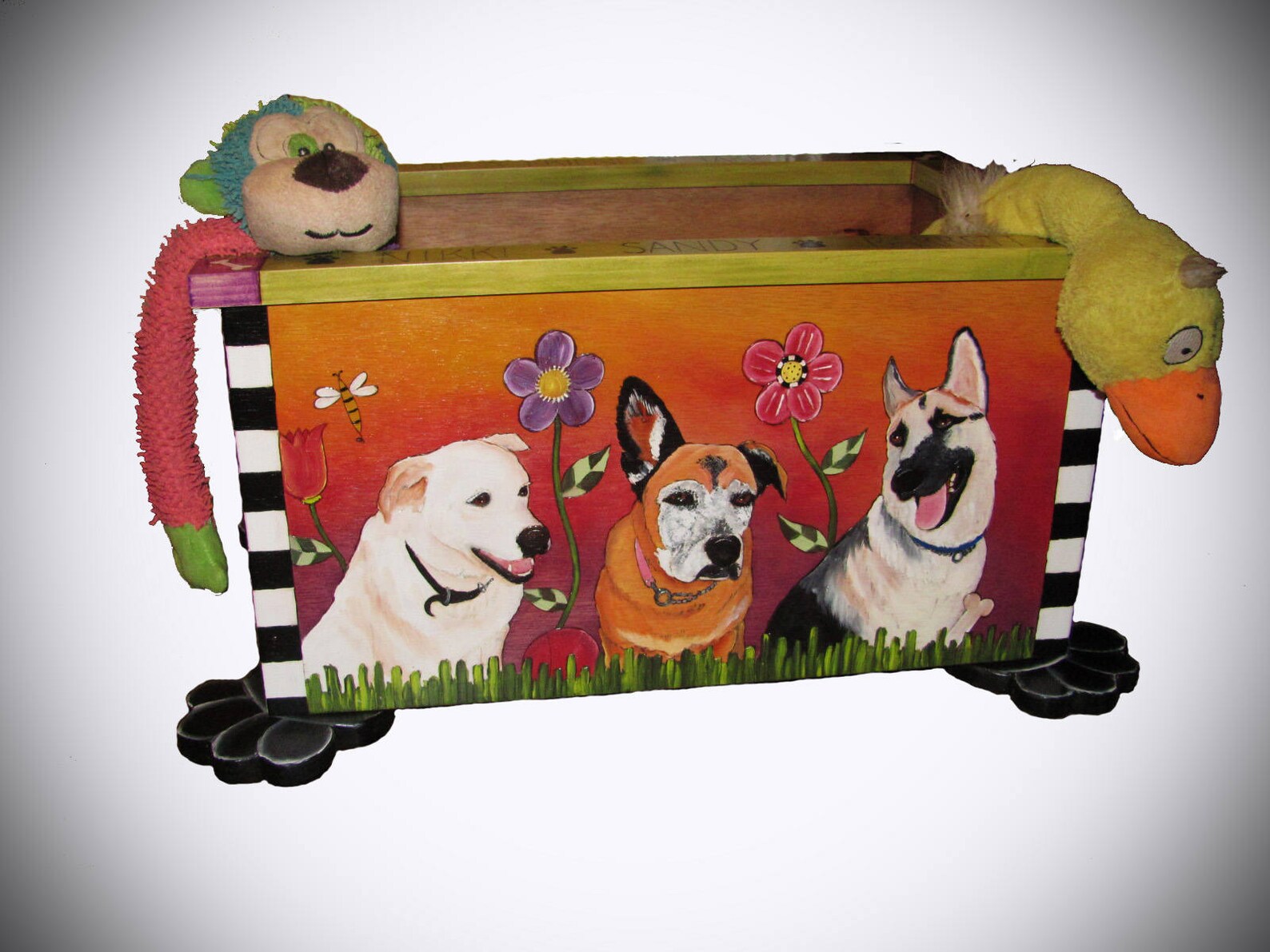 CUSTOM DOG Toy Box Personalized Toy Chest Your Pet Etsy