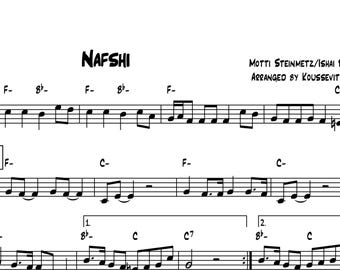 Nafshi leadsheet for Piano