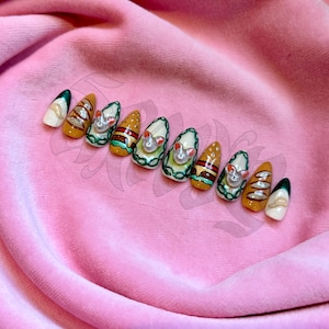 Handmade FoxI.Ny SKZOO press on nails