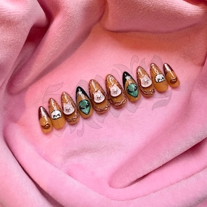 Handmade HanQuokka SKZOO press on nails