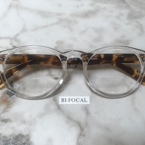 High Key BIFOCAL Reading Glasses Clear With Tortoise
