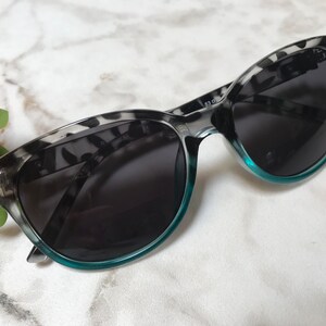 Hey Sunshine! Black & Turquoise BIFOCAL Reading Glasses for Sun