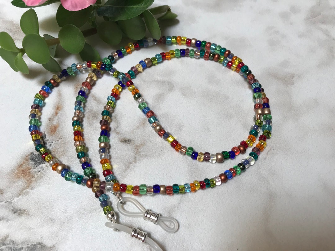 Fun & Frolic Multi-Color Beaded Eyeglass Chain