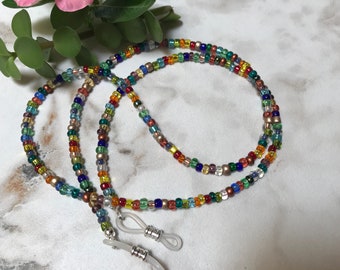 Fun & Frolic Multi-Color Beaded Eyeglass Chain