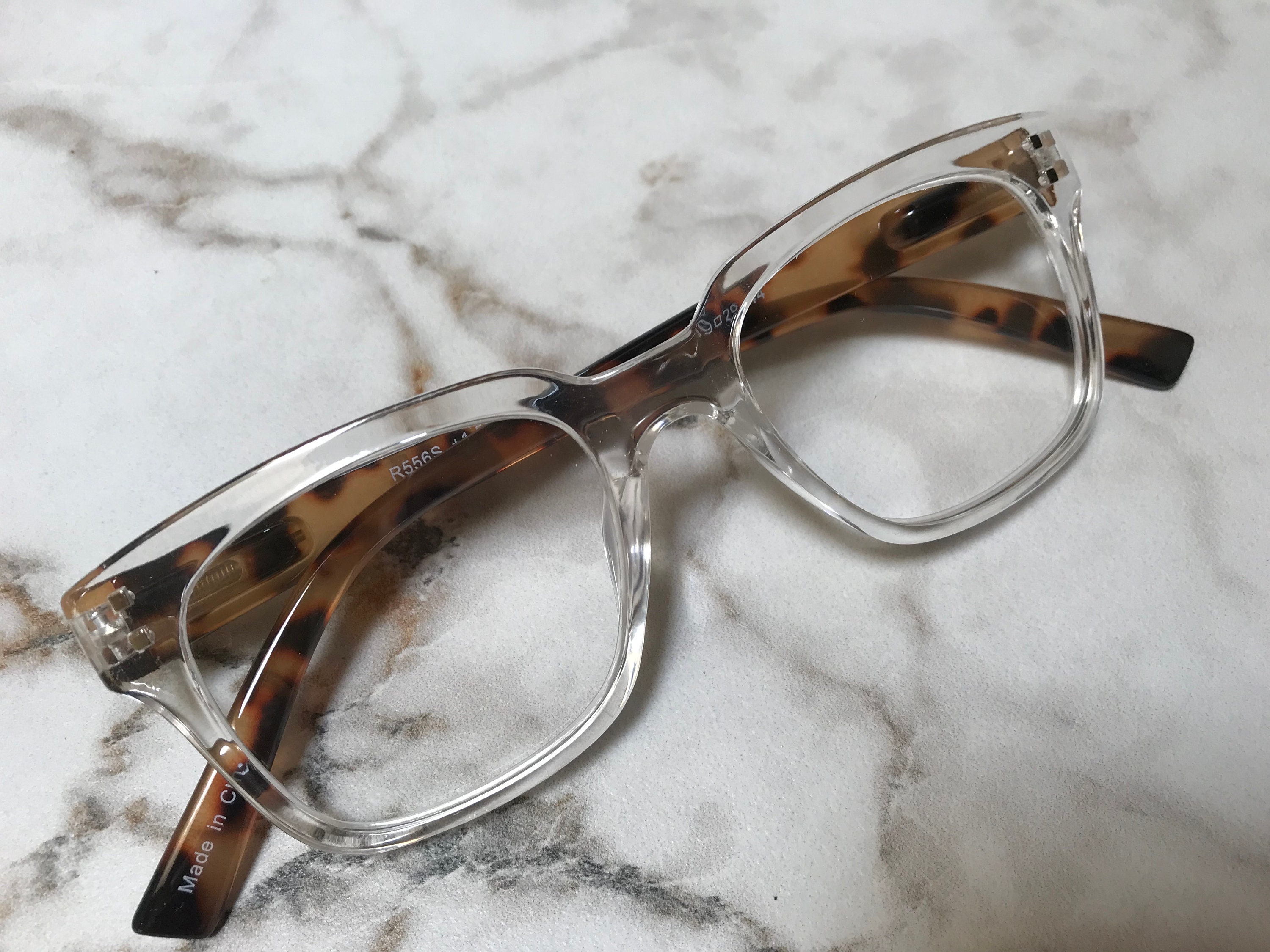 Charlie Oversized Prescription Glasses - Clear