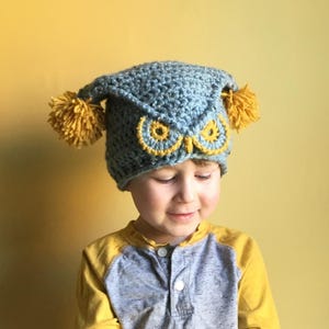 Chunky Owlet Beanie - Crochet PDF