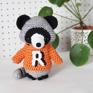 Irene Strange crochet pattern - Rocco Raccoon - PDF eBook