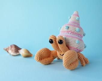 Irene Strange crochet pattern - Hettie The Hermit Crab - PDF eBook