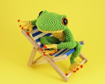 Ernest The Frog - PDF amigurumi crochet pattern