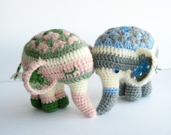 Noodle The Elephant - Amigurumi Pattern PDF