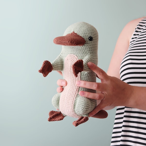 Mr Perry The Platypus - PDF cuddly amigurumi crochet pattern