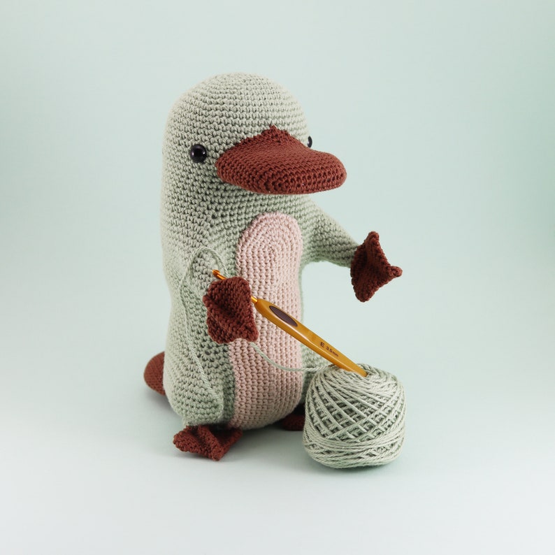 Mr Perry The Platypus PDF cuddly amigurumi crochet pattern image 7
