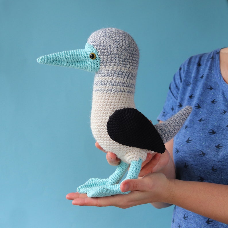 Irene Strange crochet pattern Bob The Blue-footed Booby Bird PDF eBook image 4