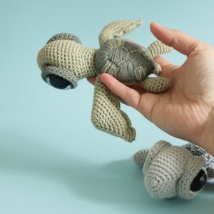 Seymour The Sea Turtle PDF amigurumi crochet pattern image 7