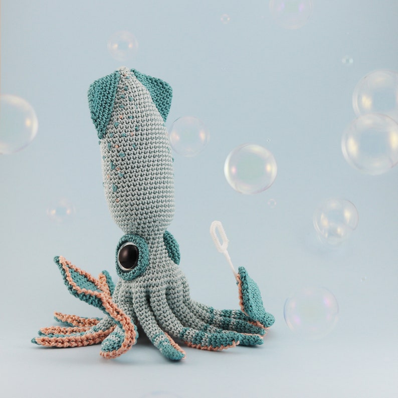 Percy The Squid Amigurumi Pattern PDF image 2