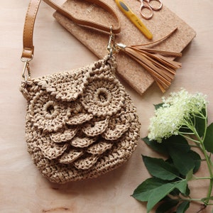 Athena Owl Bag PDF eBook Irene Strange crochet pattern image 3