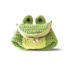 PDF Crochet Pattern Freddie The Frog Amigurumi Coin Purse image 3