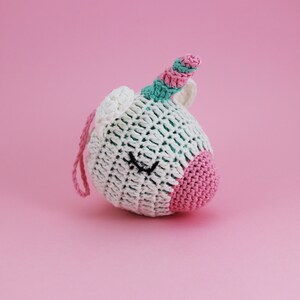 Unicorn Foldaway Market Bag Crochet Pattern PDF image 2