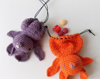 Lexie The Bat - Amigurumi Goodie Bag Crochet Pattern PDF