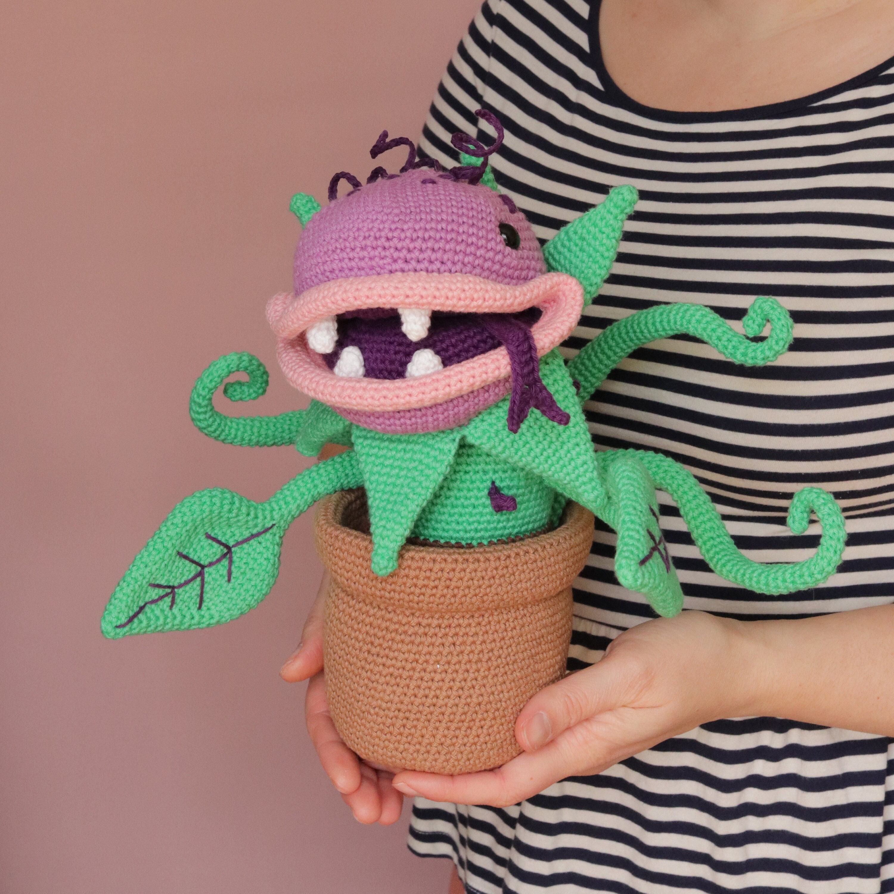 Clarence the Peckish Plant - PDF Ebook - Irene Strange Crochet