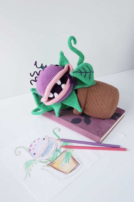 Clarence the Peckish Plant - PDF Ebook - Irene Strange Crochet