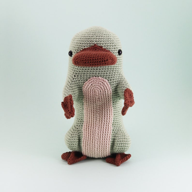 Mr Perry The Platypus PDF cuddly amigurumi crochet pattern image 4