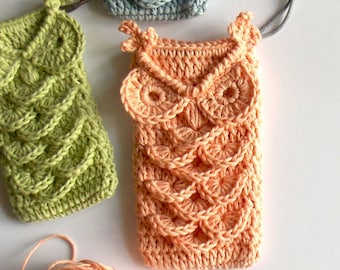 Florence The Owl - Crochet Drawstring Pouch Pattern PDF