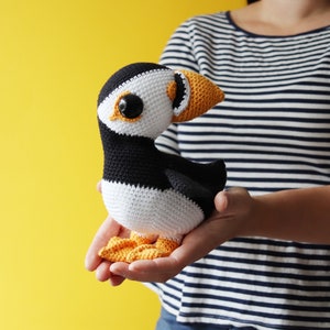 Muffin The Puffin Amigurumi Pattern PDF image 1