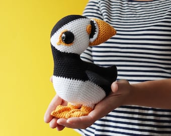 Muffin The Puffin - Amigurumi Pattern PDF