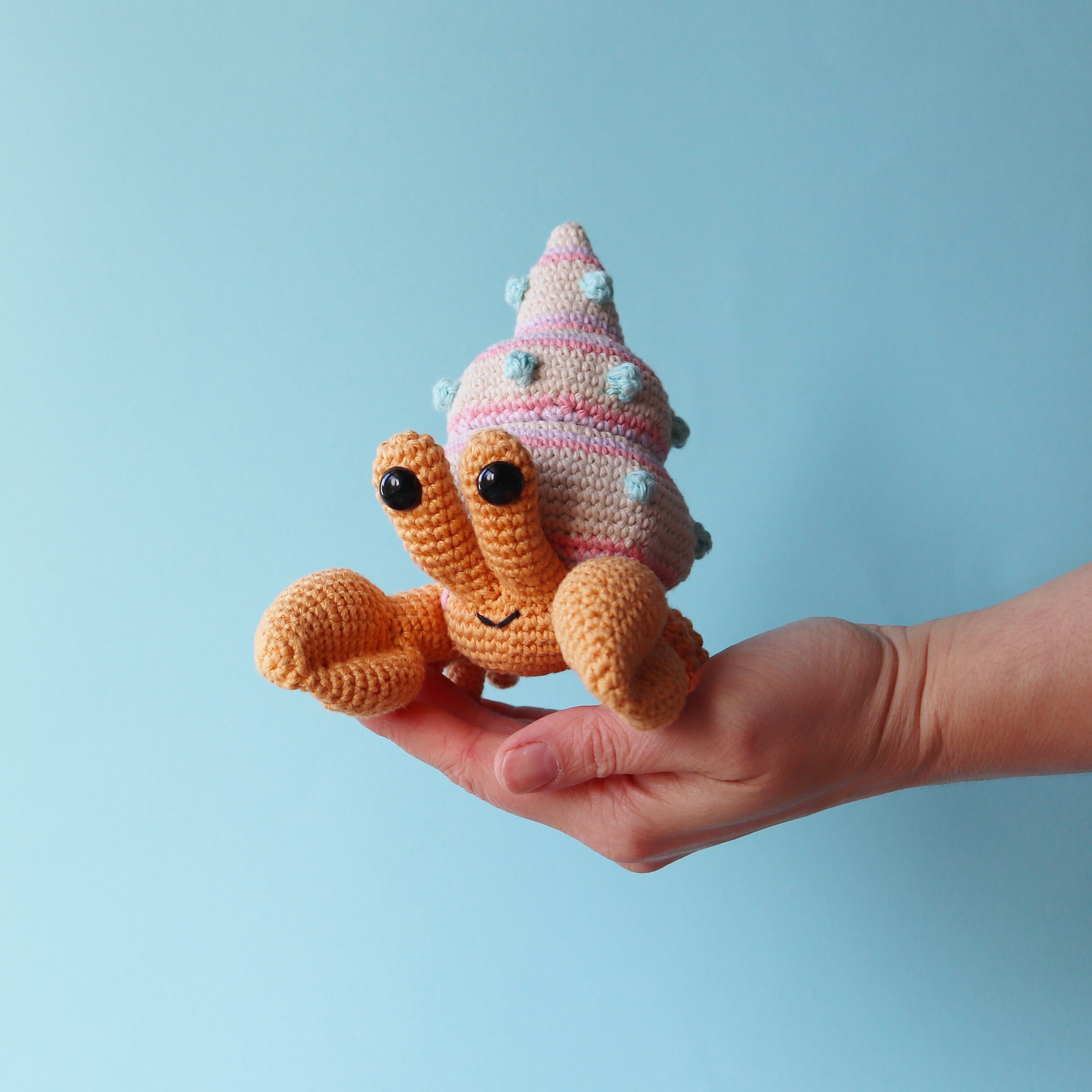 Irene Strange Crochet Pattern Hettie the Hermit Crab PDF Etsy Australia