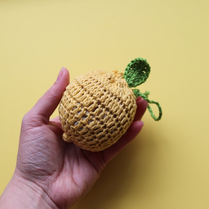 Cheeky Lemon Shopper US/UK Crochet Terms Pattern PDF image 5