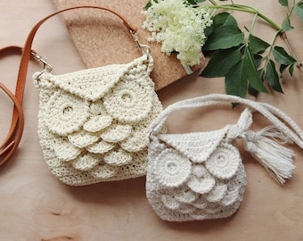 Sac hibou Athena - eBook PDF - Irene Strange modèle au crochet