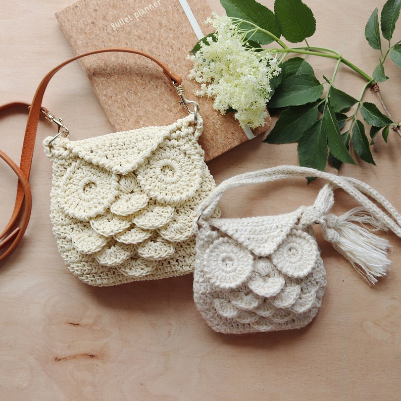 Athena Owl Bag PDF eBook Irene Strange crochet pattern image 1