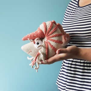 Jules The Nautilus PDF Amigurumi Crochet Pattern image 1
