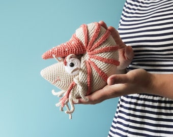 Jules The Nautilus - PDF Amigurumi Crochet Pattern