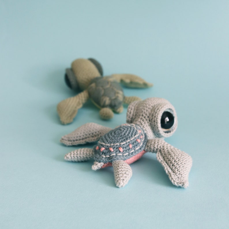 Seymour The Sea Turtle PDF amigurumi crochet pattern image 6